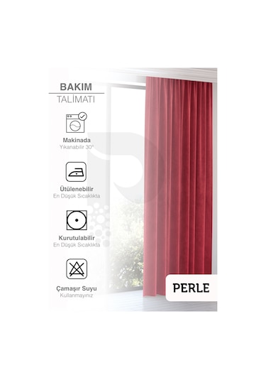 Home Daily Series Kırmızı Ada Fon Perde Gelincik