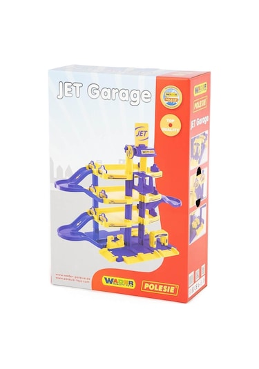 Polesie 40213 Park Jet Dört Seviyeli Garaj Otopark Seti