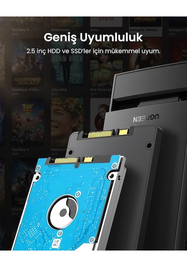 Ugreen 2.5 Usb 3.0 To Sata Hard Disk Kutusu, 60353