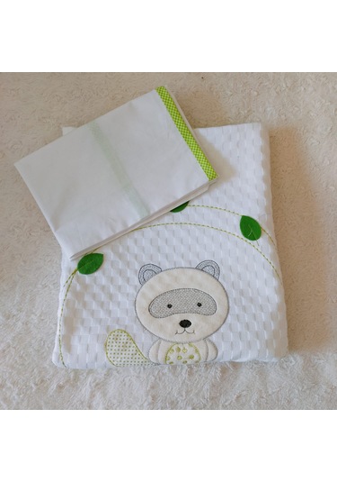 Pamuk Koala Desenli Bebek Pike & Yastık Başı 120 x 140 CM 