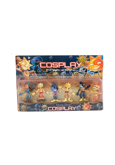 Sundrop Moondrop Freddy Cosplay Five Nights At Freddys Karakter Oyuncak Seti