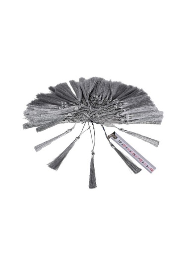 Kına Atölyesi Simli Püskül 7 Cm 50 Adet