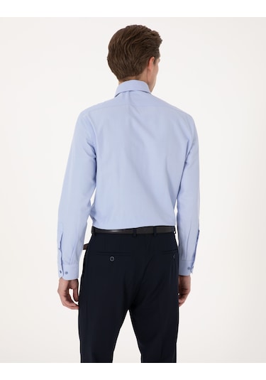 Pierre Cardin Erkek Mavi Gömlek Basic 50316734-vr036 Mavi