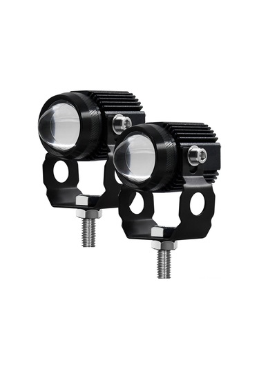Monyee Motosiklet Spot Lambaları 2 Adet - Sarı Beyaz Çift Renkli, Ip67 Su Geçirmez, 60w 6000lm