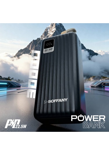 Ag05-002 Ag05-002 30.000 Mah P.bank 22.5w Type-c + Usb Çıkışlı Siyah