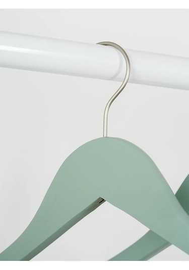 Master House Ahşap Kıyafet Askıları 5 Adet 222860032 Açık Yeşil