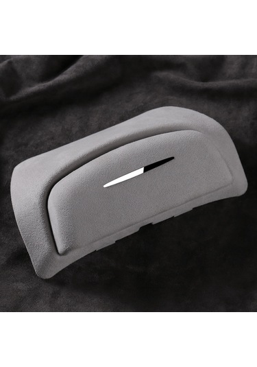 Aubyhe Tesla Model Y/3 İç Dekor Gözlük Kutusu: Kuru Tip Gri Plastik, Kolay Monte, Flocking Stili İç Akıllı Depo