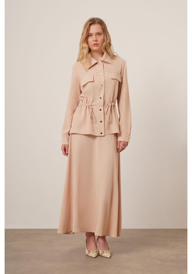 Ftz Women Kadın Melise Crep Takım Beige 31172 Beige