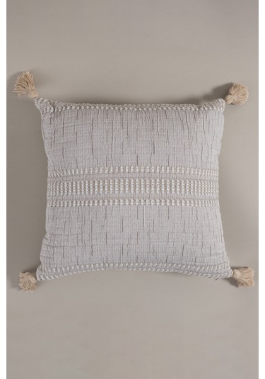 Koza Home Assos Bej Taş Yıkama Yastık 50x50 5039