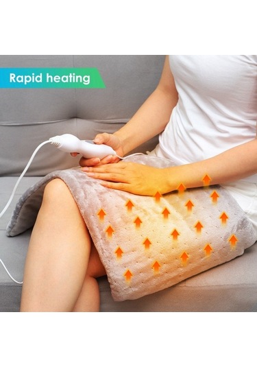 Agoodshop 3-speed Isıtma Pedi 60x30 Cm Mercan Polar Sıcak Örtü Battaniye Kış Isıtma Yastığı Ayrılab