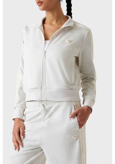 Guess Bayan Sweat 5yq07 K0282 F0er Beyaz Beyaz