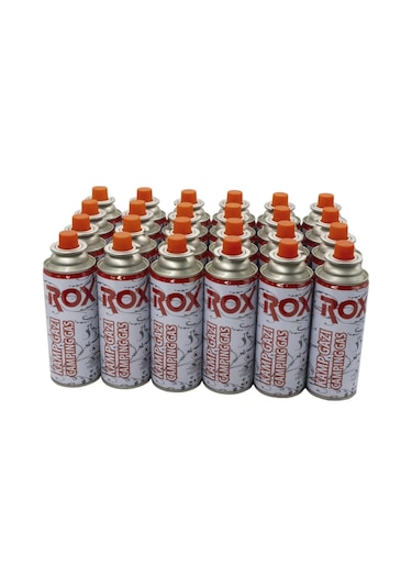 Rox Kamp Ocak Gazı Valfli Kartuş 227Gr - 24 Adet Çok Renkli