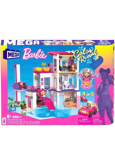 HHM01 MEGA, Barbie Color Reveal Rüya Evi, 545 parça, +6 yaş