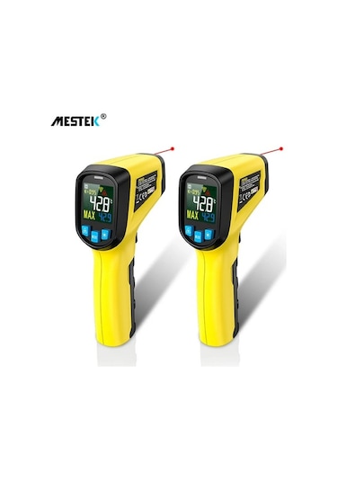 Besthome1 Endüstriyel Kızılötesi Termometre - Renkli Ekran, -50 C - 600 C Ölçüm, Hızlı Ve Hassas