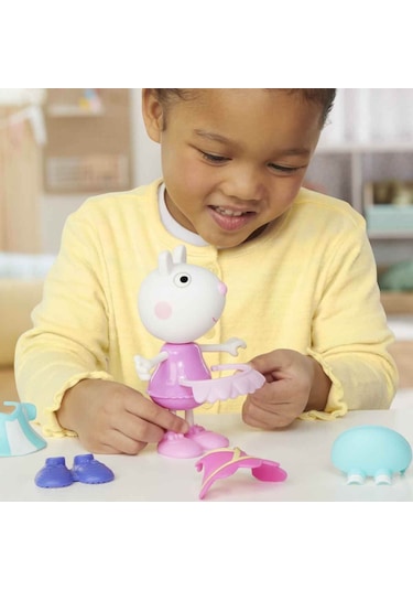 Peppa Pig Ve Ailesi Kıyafetli Figür Seti Suzy Sheep Peppa Pig