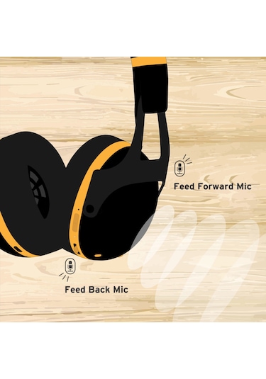 Vox Vh-Q1 Black/Gold Bluetooth Kulaklık