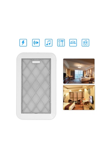 Geeroyoo Ev Otel İçin Mekanik Dairesel Dış Montaj 220v Kablolu Zil, 85-90db Yüksek Ses, Abs Malzeme, Pil Gerektirmeyen Pratik Kurulum