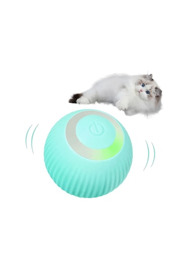 Forzacase Akıllı İnteraktif Şarjlı Kedi Oyuncağı Kedi Topu