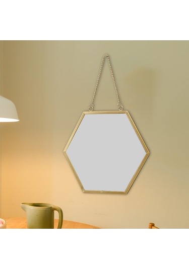 Pazly Yolu Suntek Odası Giyinme Giriş Daire 28,5cmx25cm-altıgen Zu Altın