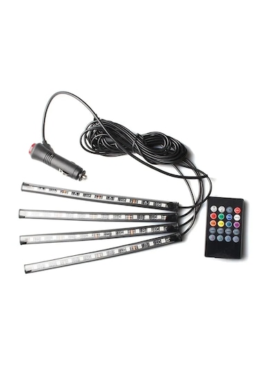 Ayak Altı Led 12 Ledli Lamba Sese Duyarlı Led Müziğe Duyarlı