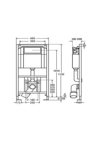 Viega Gömme Rezervuar Çok Renkli