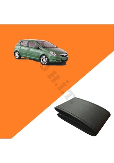 Opel Corsa D Uyumlu Deri Direksiyon Kılıfı Kaliteli Dikmeli Siyah