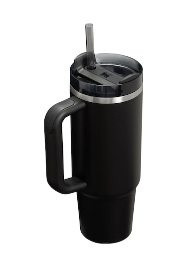 Stanley Quencher H2.o Flowstate Tumbler Pipetli Termos 0.8l Pipetli Matara Siyah