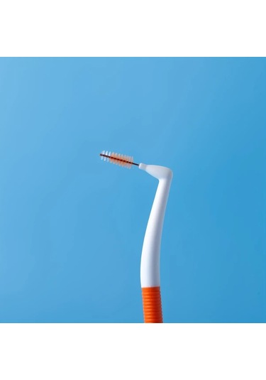 Willowhaven Danfayar 10 Adet Sarı 1.0-1.2mm L Şekilli Çift Renkli Diş Arası Fırçası Yetişkinler İçin Yumuşak Kıllar