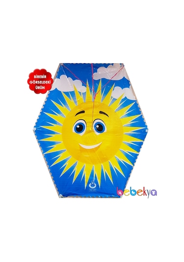 Klasik Uçurtma Çıtalı Altıgen Uçurtma Sunny Kite