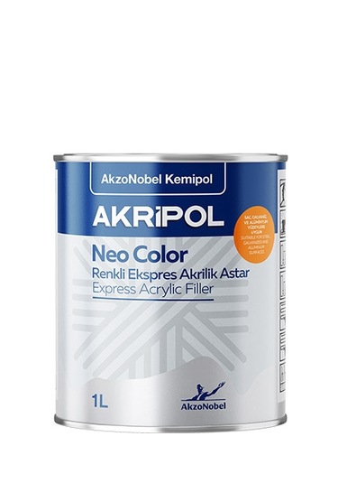 Akripol Akrilik Neo Color Renkli Astar Beyaz 1 Litre