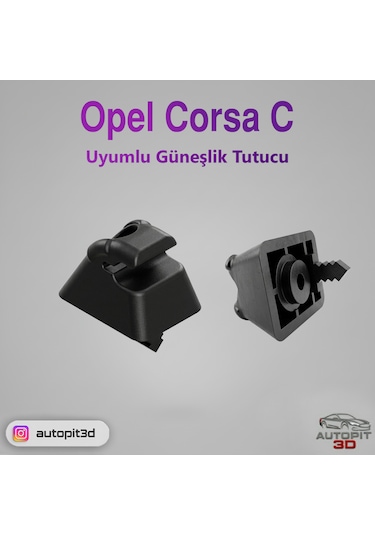 Opel Corsa C Uyumlu Güneşlik Tutucu