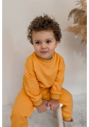 Babywom Basic Mevsimlik Eşofman Takımı- Hardal