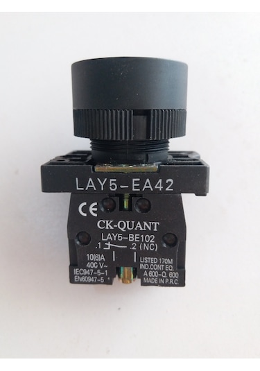 QUANT LAY5 EA42 TEK KONTAKLI STOP BUTONU