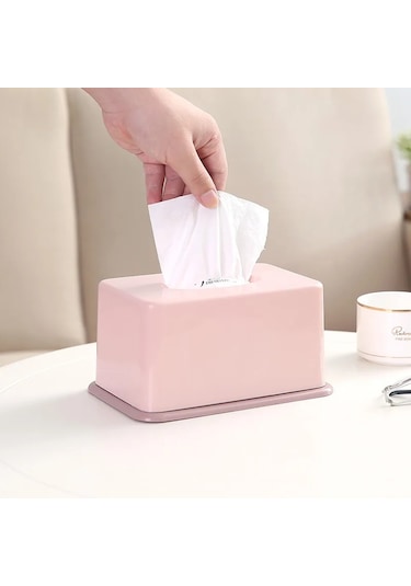 İskandinav Pembe-plastik Doku Kutusu Islak Mendil Tutucu Kapak Mendil Kağıt Mendil Kağıt Saklama Kutusu Kağıt Havluluk Ev Peçete Organizatör