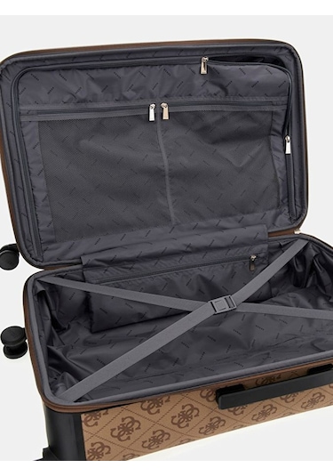 Guess Berta Kadın Büyük Boy Valiz Twob8688988 Kahverengi