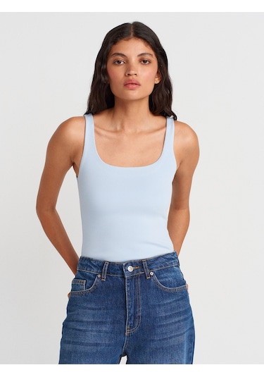 Dilvin 21057 Askılı Atlet-açık Mavi Açık Mavi