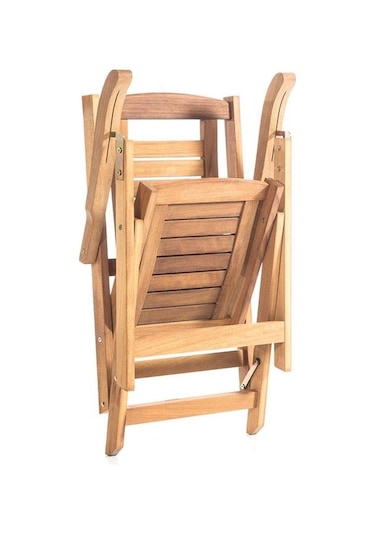 Rehome Pukka İroko Katlanabilir Sandalye Kahverengi