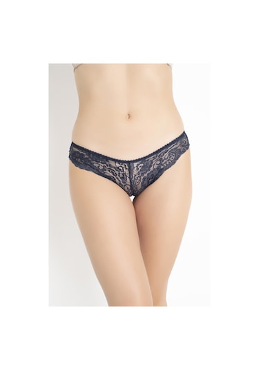 G-box 927 Kadın Dantel Brazılıan Slip Kuş Detay 001