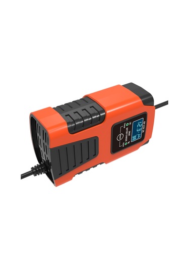 Yifomall "6v/12v Akıllı Şarj Cihazı - 3 Aşamalı Hızlı Şarj, Lcd Ekranlı, Çoklu Koruma Özellikli"