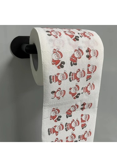 Gateesat Noel Geyik Desenli 3 Katlı Yumuşak Tuvalet Kağıdı 1 Rulo
