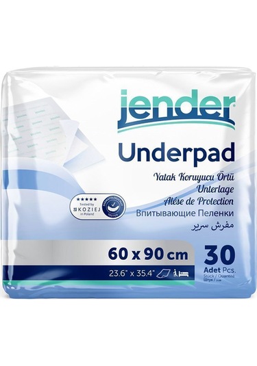 Jender Hasta Altı Serme Bezi 60x90 Yatak Koruyucu Örtü