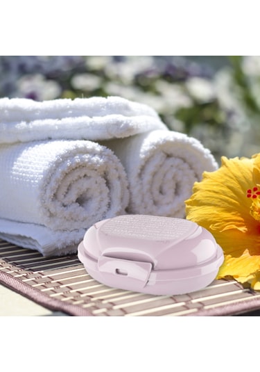 Seyahat Tipi Kapaklı Katı Sabunluk Pratik Sabunluk Katı Sabun Kutusu Diğer