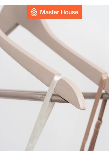 Master House Ahşap Kıyafet Askıları 5 Adet 256668265 Pembe