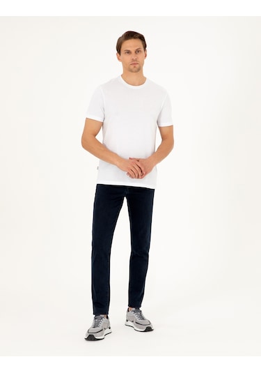 Pierre Cardin Erkek Beyaz Tişört Basic 50306980-vr013 Beyaz