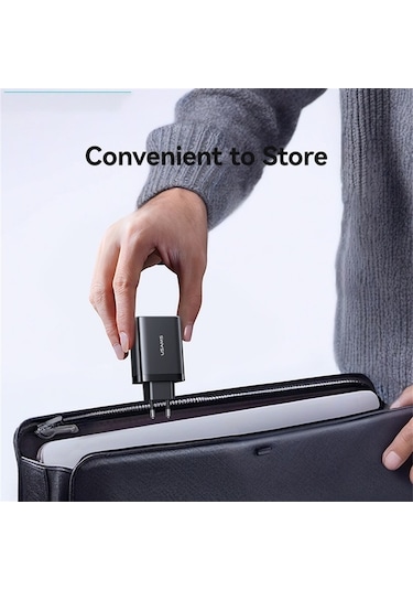 Tongxida Usams Cc296 30w Hızlı Şarj Cihazı Ab Tak Telefon Adaptörü, Tip-c Geri Çekilebilir Kablo Siyah Siyah