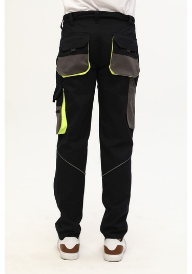Uniprom İş Pantolonu Lizbon Model Çok Cepli Harman Kumaş