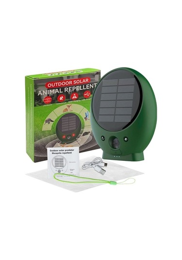 Wondernest Ultrasonik Suya Dayanıklı Solar Mekanik Sinek Kovucu, Hayvan Dışı Dayanıklı Fl