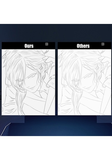 Neevoyu A4 Led Işıklı Çizim Tahtası - 3 Seviye Parlaklık, Usb Kablolu, Animasyon & Çizim İçin Eğitici Hediyelik Malzeme Çok Renkli