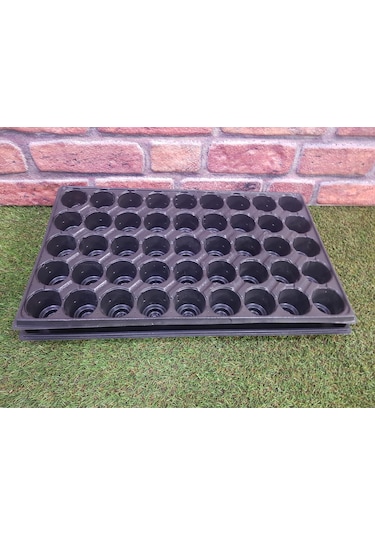 25 Adet 45 Göz Fide Viyolü 25Adet Fide Tepsisi Fide Viyol Altlığı