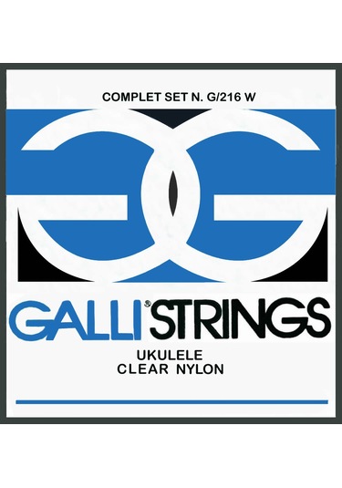 Galli G216W Şeffaf Nylon Profesyonel Ukulele Teli-İtalyan Üretim